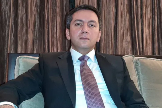 Azerbaijani Deputy Minister of Foreign Affairs Yalchin Rafiyev (Asharq Al-Awsat)