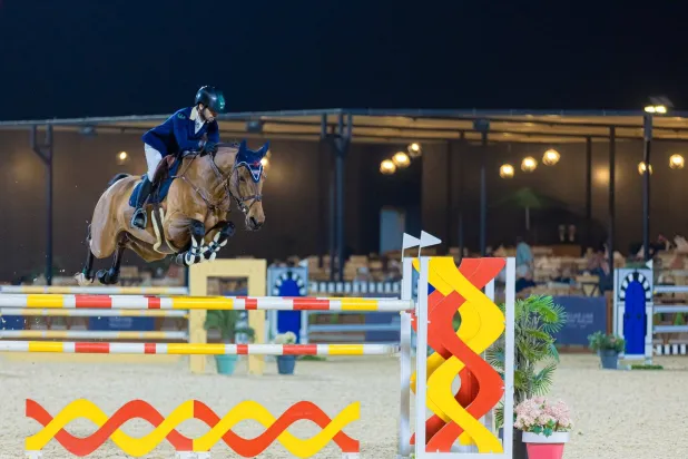 جانب من منافسات قفز السعودية (الاتحاد السعودي للفروسية)
