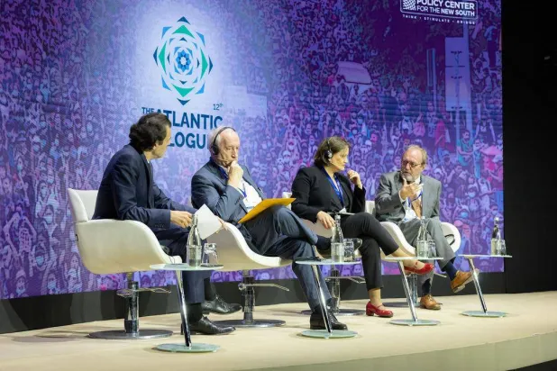 من جلسة «من يتراجع؟ السلطوية والديمقراطية والشعبوية في الوقت الراهن» (الجهة المنظمة)