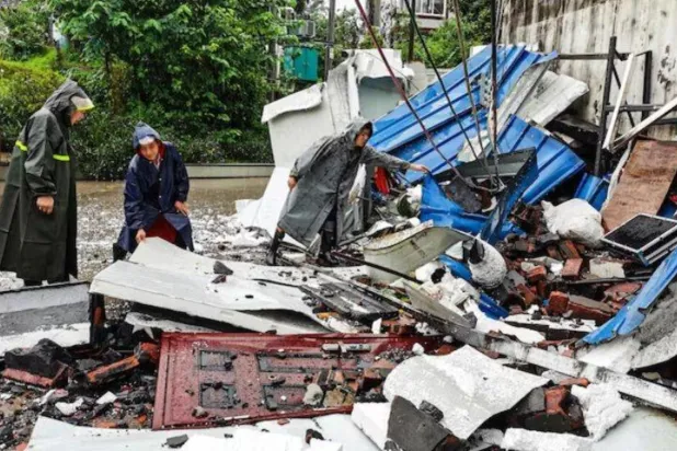 Deprem sonrası yıkımın etkileri (Çin medyası)