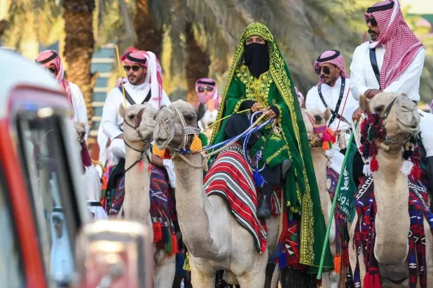 تهدف هذه المبادرة إلى إبراز قيمة الإبل وارتباطها بالهوية السعودية (واس)