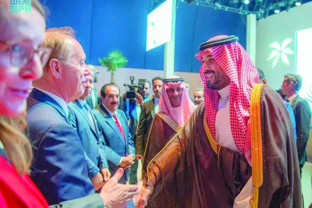 
ولي العهد السعودي خلال مشاركته في حفل الترشح لاستضافة «إكسبو 2030» في العاصمة باريس (واس)