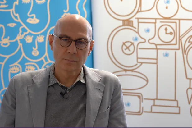 تورك خلال حواره مع «الشرق الأوسط»