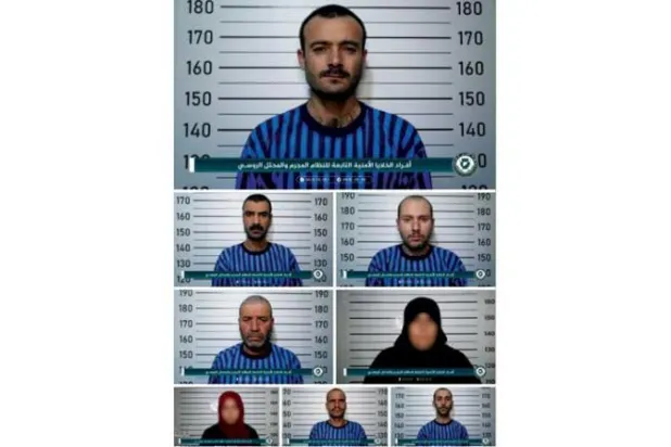 اعضاء الخلية المعتقلة في إدلب (مواقع المعارضة)