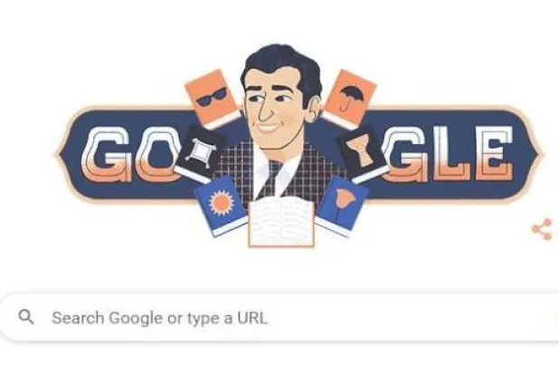 الأديب المصري إحسان عبد القدوس في شعار غوغل اليوم