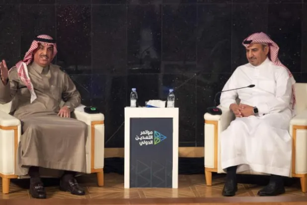 

نشست خبری کنفرانس در مرکز همایش‌های خبرگزاری سعودی (عکس از یزید السمرانی)
