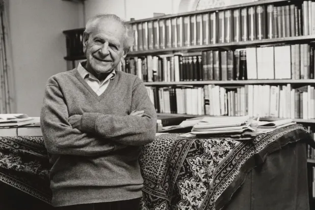 كارل بوبر (متحف البورتريه الوطني - بريطانيا)