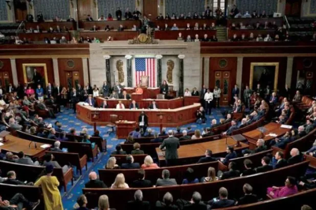 Part of a voting session in the US House of Representatives, Thursday (AFP)