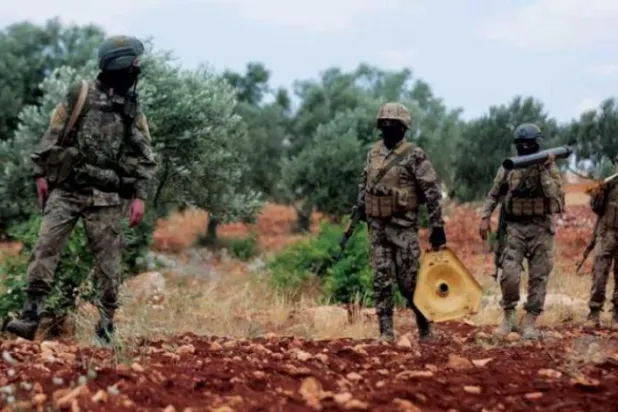 Halep kırsalındaki temas hatlarının yakınlarındaki muhalif grupların üyeleri (Şarku’l Avsat)