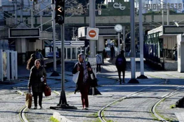 2 Ocak'taki grev nedeniyle boş tren istasyonu (AFP)