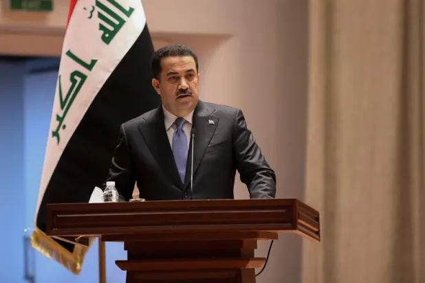 رئيس الوزراء العراقي محمد شياع السوداني (أ.ب)