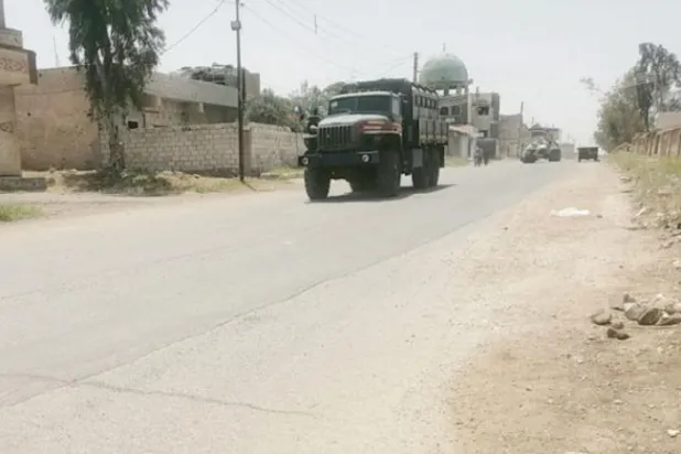 Dera’da bir Rus devriyesi (Şarku’l Avsat)