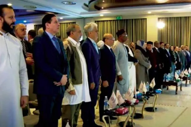 Geçen Perşembe günü Trablus’ta düzenlenen Ulusal Uzlaşma Forumu’na katılanların bir kısmı (Başkanlık Konseyi)