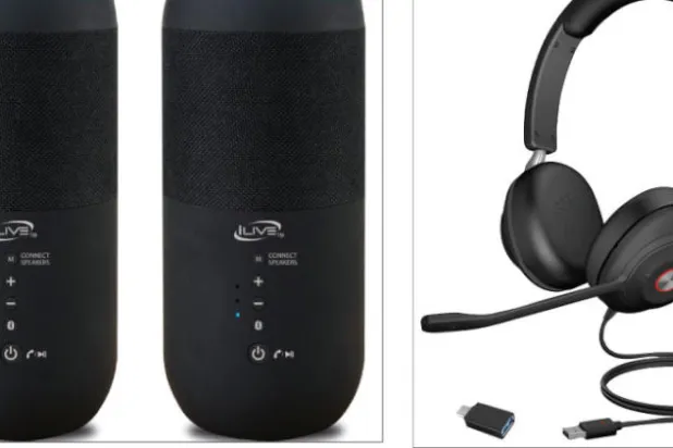 مكبرات صوت بالطاقة الشمسية وسماعات رأس مطورة