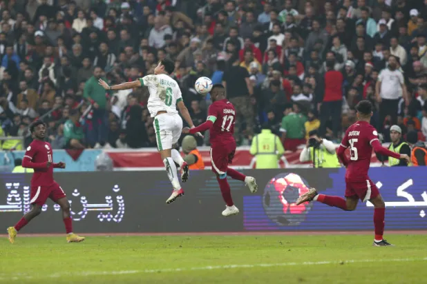 مدرب قطر قال إنهم لا يستحقون الخسارة (أ.ب)