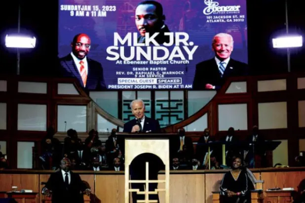 ABD Başkanı Biden, Martin Luther King’i anma törenine katıldı (AP)