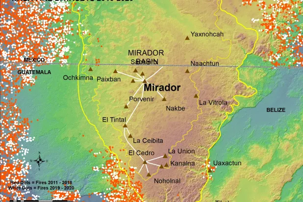 تكنولوجيا ليزرية كشفت عن أقدم منظومة طرق سريعة في العالم أنشأها شعب المايا القديم (رويترز)
