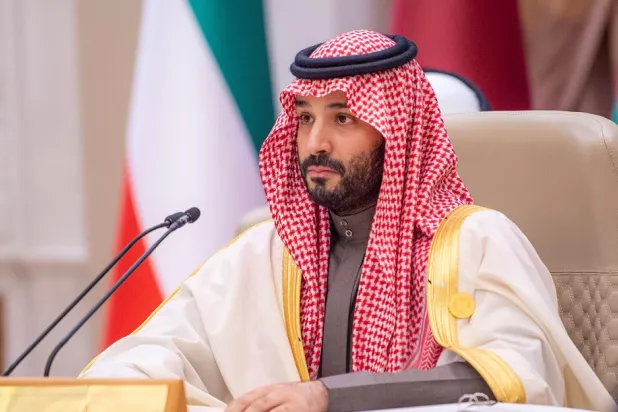 09 December 2022, Saudi Arabia, Riyadh: Saudi Crown Prince and Prime Minister Mohammed bin Salman chairs the first China-Arab summit in Riyadh. (SPA)
