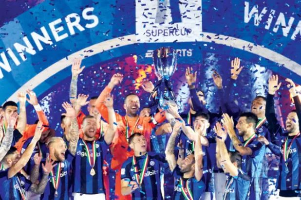 من قلب الرياض... الإنتر يكسب «ديربي الغضب» ويتوج بطلاً للسوبر الإيطالي