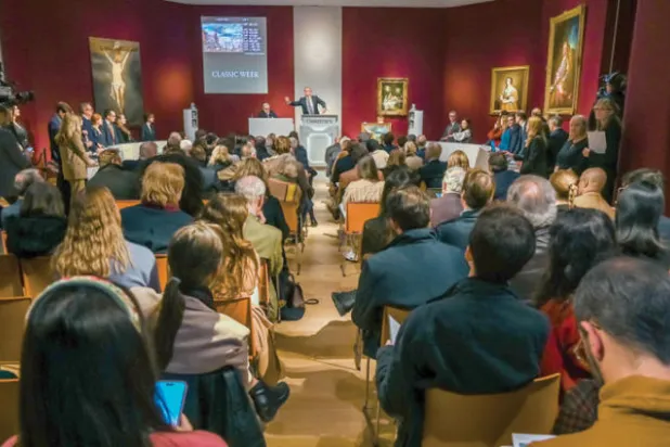 من مزاد «كريستيز» لفن الأساتذة القدامى (كريستيز عبر نيويورك تايمز)