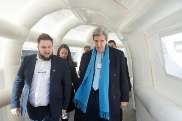 جون كيري في دافوس (رويترز)