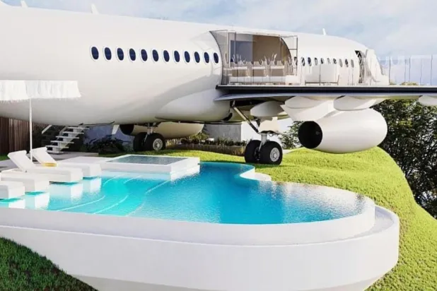 Yeni "Özel Uçak Villa" misafirlerine hazırlanıyor (Expedia)

