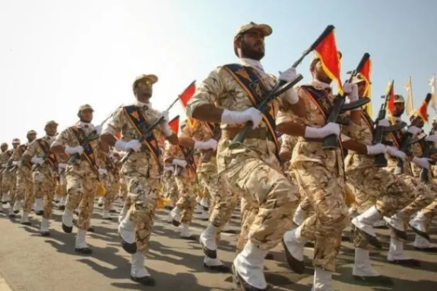 عناصر من «الحرس الثوري» الإيراني (رويترز)