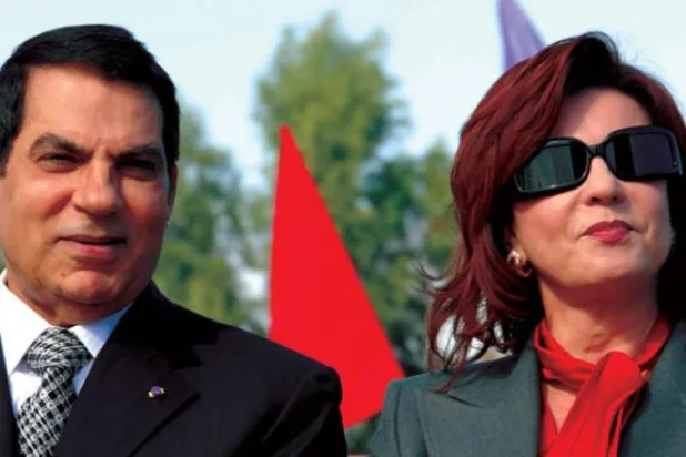 Zeynel Abidin Bin Ali ve eşi (AP)