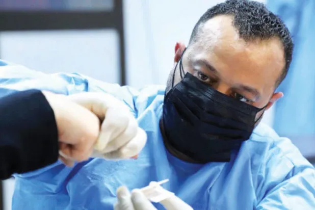 أخذ عينات من أهالي المفقودين (هيئة البحث عن الجثث - حكومة الدبيبة)