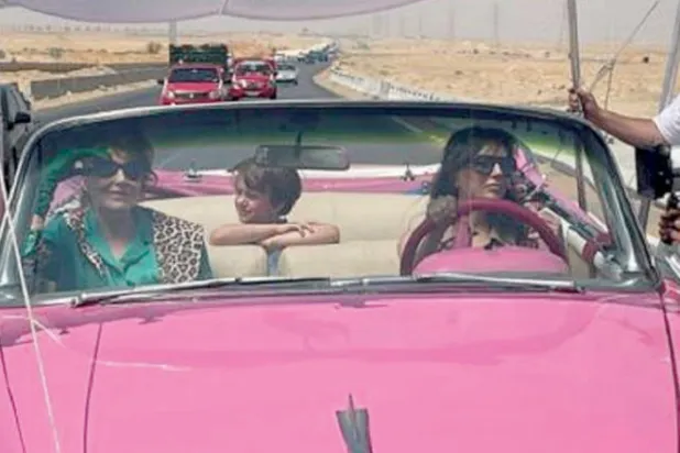 نادين لبكي وفاني أردان خلال التصوير (خاص بإدارة الفيلم)