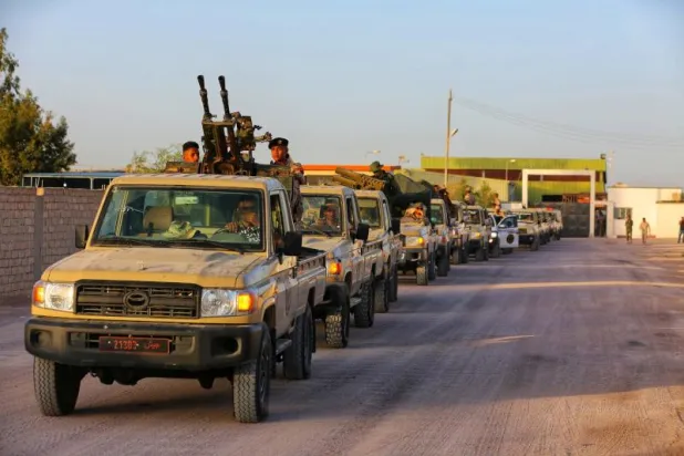 قوات تابعة لـ«لواء طارق بن زياد المعزز» التابعة لـ«الجيش الوطني» الليبي (إدارة اللواء)