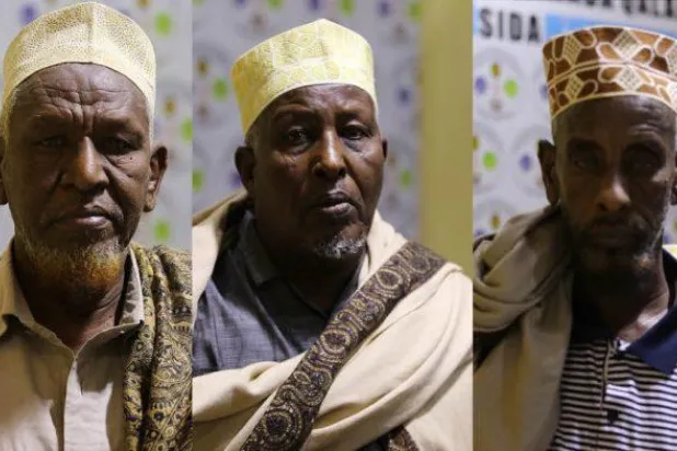 شيوخ العشائر الصومالية المحكوم عليهم بالسجن (وكالة الصومال الرسمية)