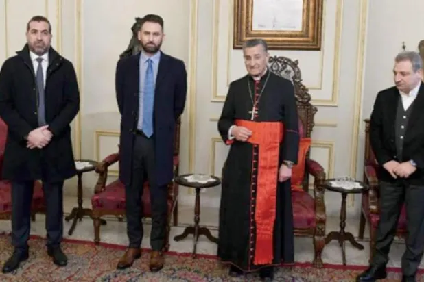 The PSP delegation meets with Patriarch al-Rahi in Bkirki on Tuesday. (NNA)