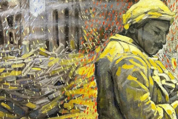 من أعمال المعرض (غاليري ليوان)