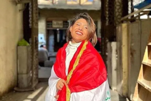 اليوتيوبر العراقية طيبة العلي (تويتر)