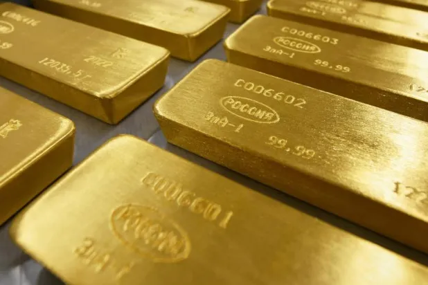 سبائك ذهب روسية (رويترز)