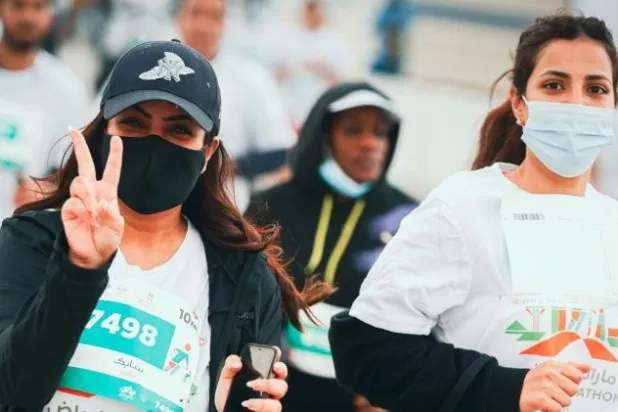 جانب من سباق ماراثون الرياض الدولي العام الماضي (الشرق الأوسط)