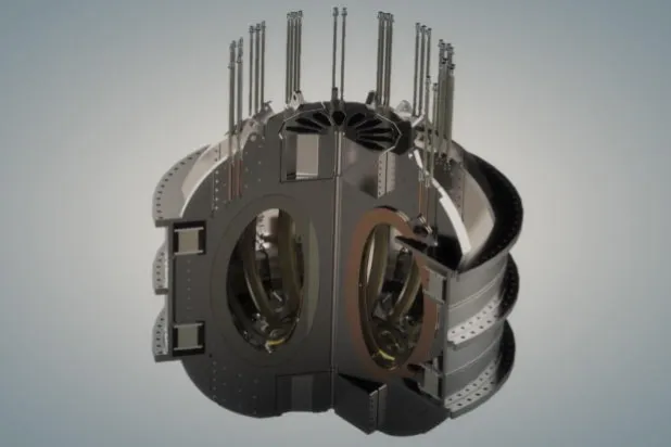 صورة أصدرتها شركة «توكاماك إنيرجي» للمغناطيس