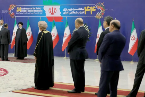 رئيسي يستقبل ممثلي البعثات الدبلوماسية في طهران أمس (الرئاسة الإيرانية)