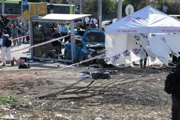  
محل وقوع زیرگیری در قدس شرقی (فرانس پرس)