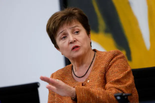 رئيسة صندوق النقد الدولي كريستالينا غورغييفا في 29 نوفمبر 2022 ببرلين (رويترز)