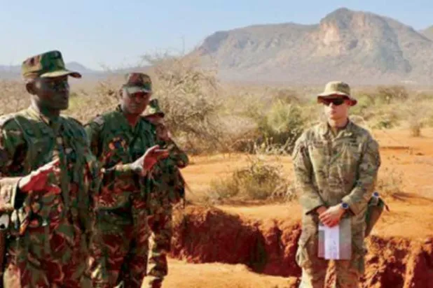 عناصر من «أفريكوم» خلال تدريبات في كينيا عام 2022 (موقع وزارة الدفاع الأميركية)