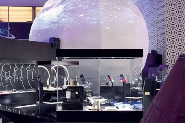 A photo taken from the Riyadh Space Exhibition, which was held at the King Salman Science Park last month under the slogan “Man and Space”. (SPA) 