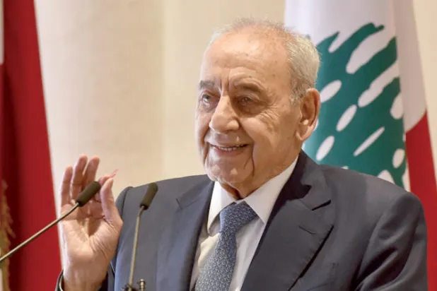 رئيس مجلس النواب نبيه بري (البرلمان اللبناني / د.ب.أ)