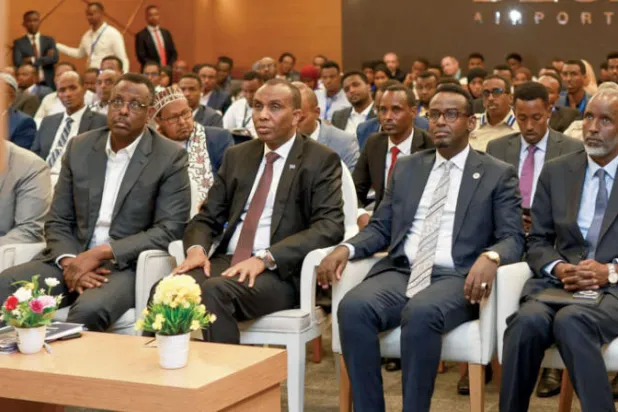 رئيس الوزراء الصومالي في افتتاح «مؤتمر المدعين العامين» بمقديشو (وكالة الأنباء الصومالية)