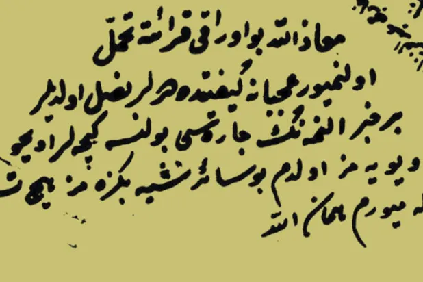 وثيقة من الأرشيف العثماني فيها كلمات للسلطان سليم الأول، بثّ فيها حزنه وغضبه لطرد السعوديين للعثمانيين من الحرمين، وترجمتها: «معاذ الله، لم أتحمل قراءة هذه الأوراق القادمة إليّ، يا للعجب كيف يمكن أن يحدث مثل هذا الشيء؟ يجب إيجاد طريقة لتخليص الحرمين، أصبحت لا أنام بالليل من التفكير في هذا الأمر، وهذا الأمر لا يشبه الأمور الأخرى، ساعدني يا الله» (الأرشيف العثماني)