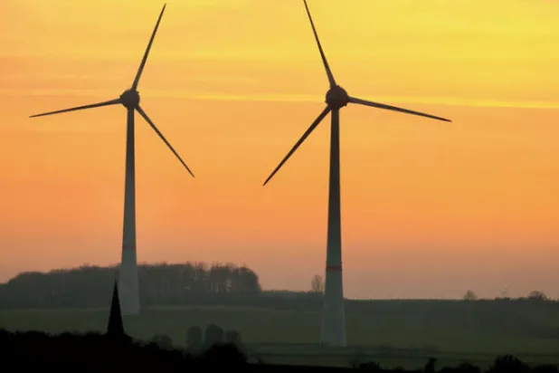 مزرعة رياح في بلجيكا وسط تزايد الإقبال في أوروبا بشكل عام على الطاقة المتجددة (رويترز)