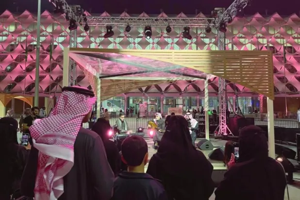 عروض موسيقية رافقت فعاليات «المجلس» (الشرق الأوسط)