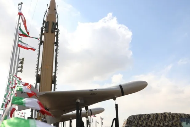 صاروخ كروز بعيد المدى الإيراني (رويترز)