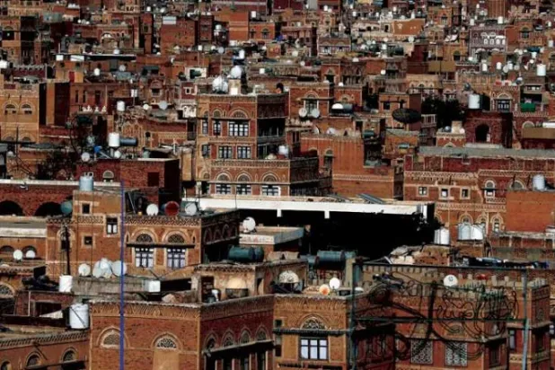 منظر عام لمباني صنعاء القديمة المدرجة ضمن قوائم اليونيسكو (إ.ب.أ)